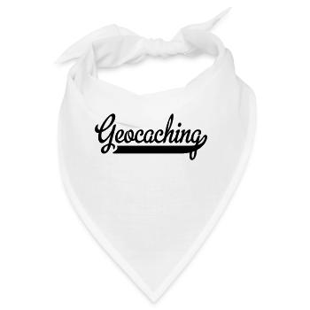 Geocaching - Bandana - Weiß - Vorne