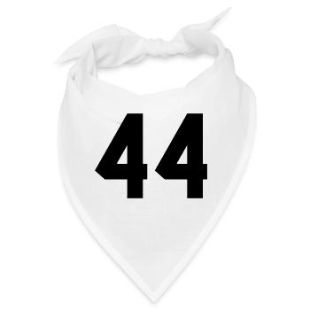 44 - Bandana - Weiß - Vorne