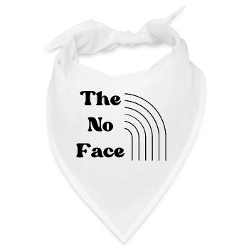 Gesichtslose Form - Bandana - Weiß - Vorne