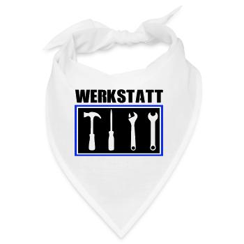 werkzeug werkstatt - Bandana - Weiß - Vorne