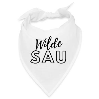 Wilde Sau - Bandana - Weiß - Vorne