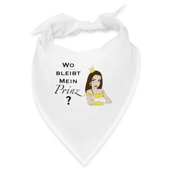 Auf der Suche… - Bandana - Weiß - Vorne