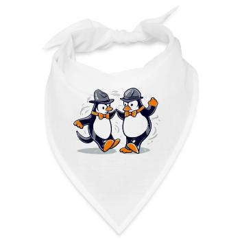 Pinguintanz Nr. 3 - Bandana - Weiß - Vorne