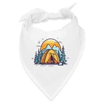 Zelt - Bandana - Weiß - Vorne