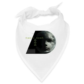 magic moon - Bandana - Weiß - Vorne