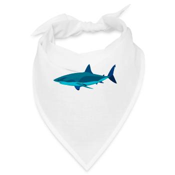 Meerestiere - Bandana - Weiß - Vorne