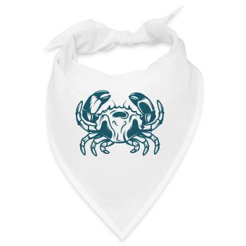 Meerestiere - Bandana - Weiß - Vorne
