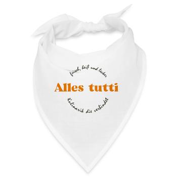 Alles Tutti Fashion Brand - Bandana - Weiß - Vorne