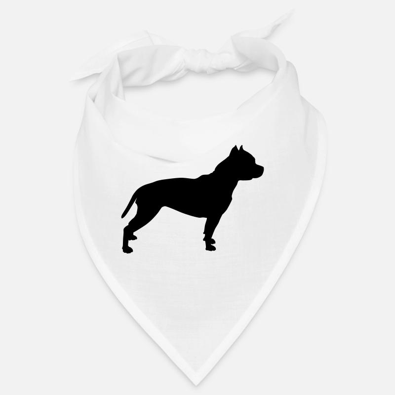 Pitbull Silhouette 1 Bandana