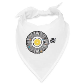 Sonnensystem Vinyl Schallplatte - Bandana - Weiß - Vorne