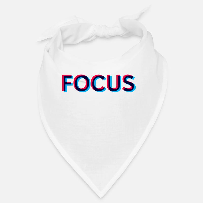 FOCUS - Lettrage - Discipline - Déterminé - Objectif Bandana