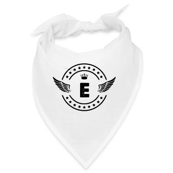 wappen e - Bandana - Weiß - Vorne