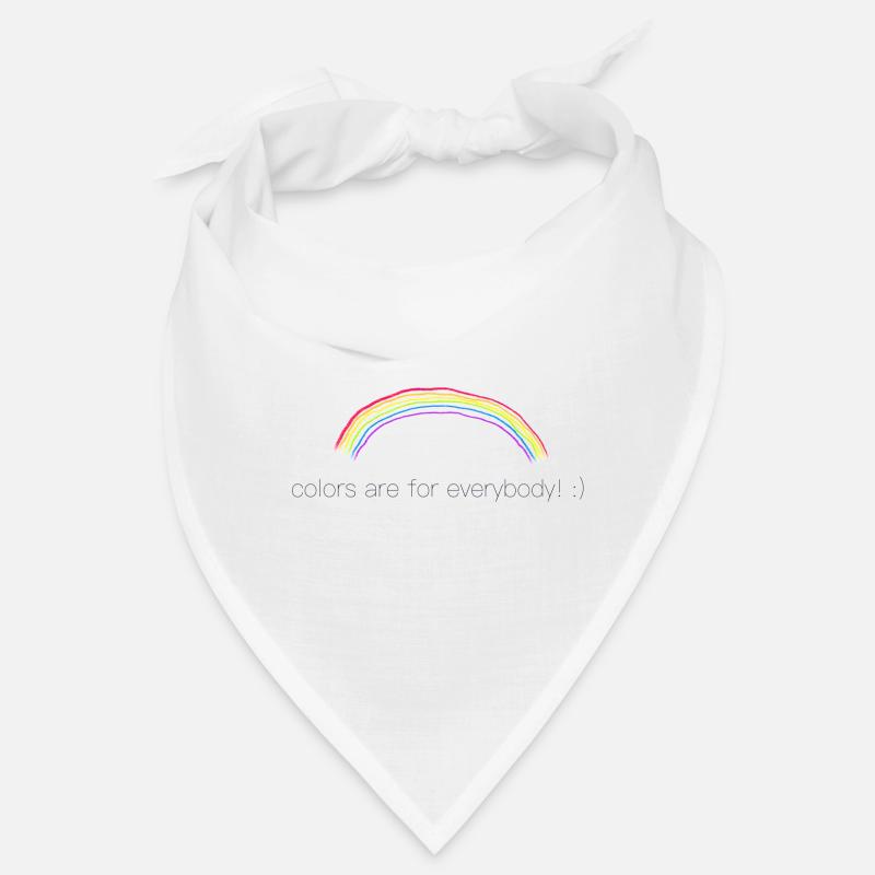 Rainbow - Bandana - Weiß