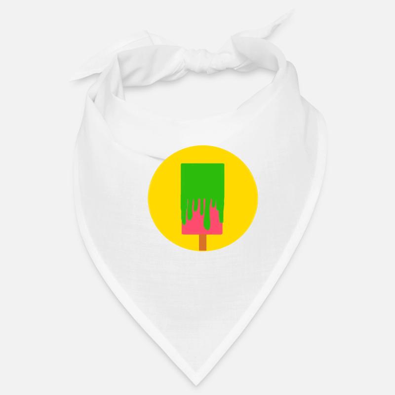 Eis am Stiel Popsicle - Bandana - Weiß