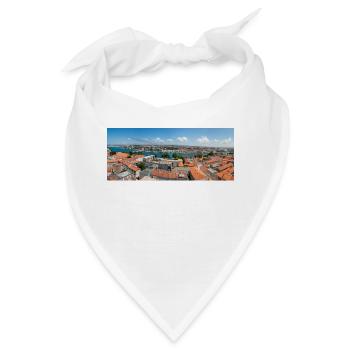 Stadtbild Altstadt von Zadar im Bundesstaat Zadar - Bandana - Weiß - Vorne