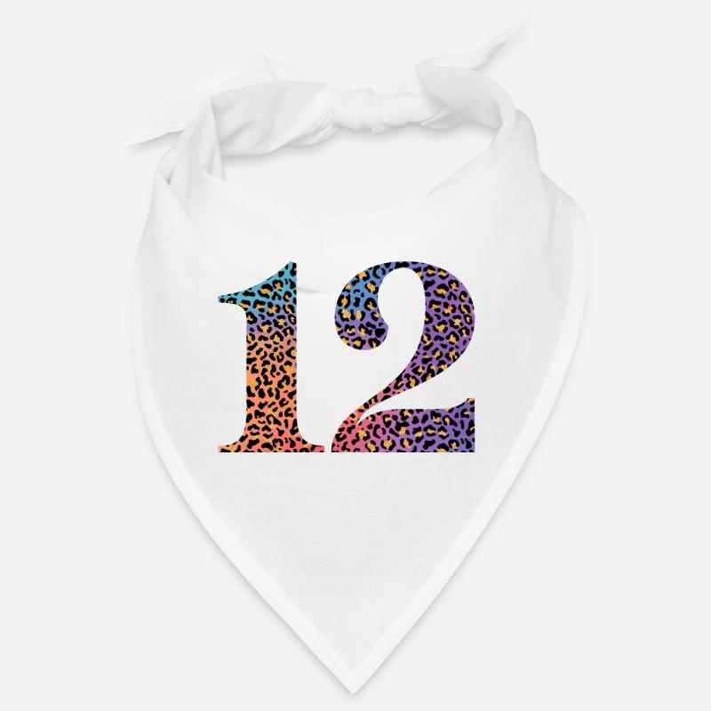 12e anniversaire léopard Bandana