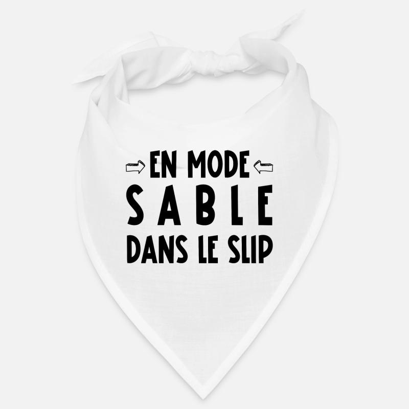 En mode sable dans le slip Bandana