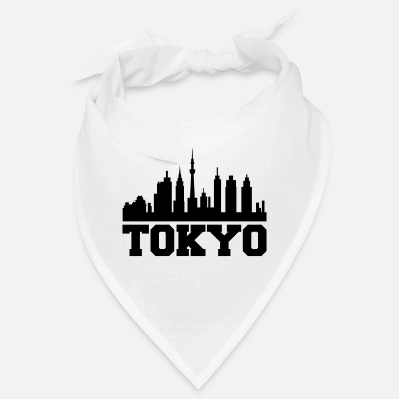 tokyo skyline Bandana
