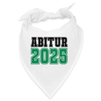 abitur 2025 - Bandana - Weiß - Vorne