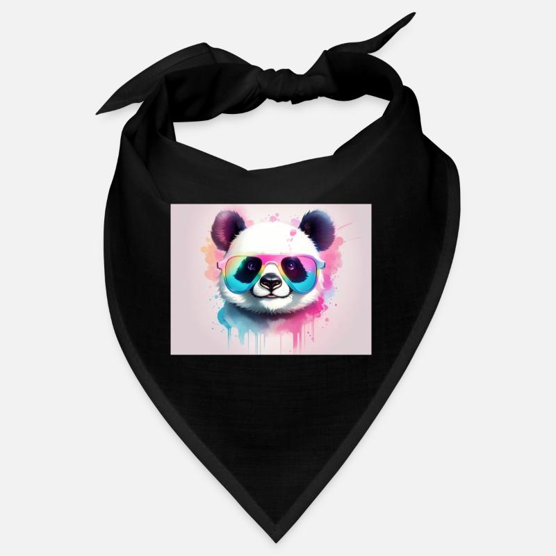 bear with colored glasses Bandana