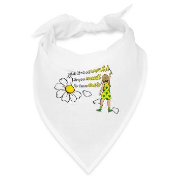 Klimaveränderung - Bandana - Weiß - Vorne