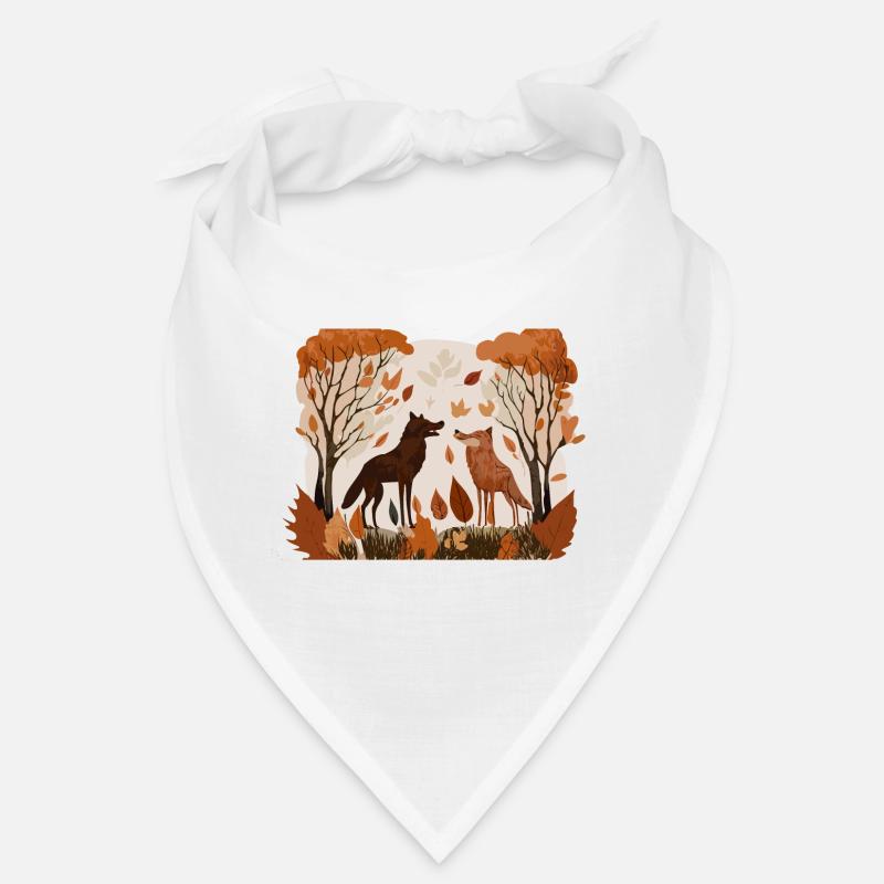 Deux loups (Collection d’automne #5) Bandana