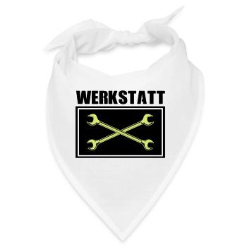 werkzeug werkstatt - Bandana - Weiß - Vorne