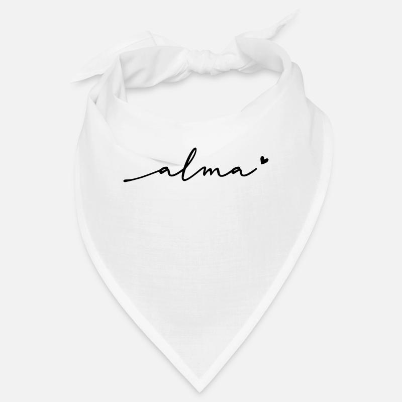 Nom cursif d’Alma Bandana
