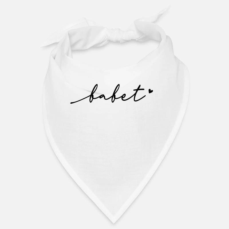 Babet Cursive Name Bandana