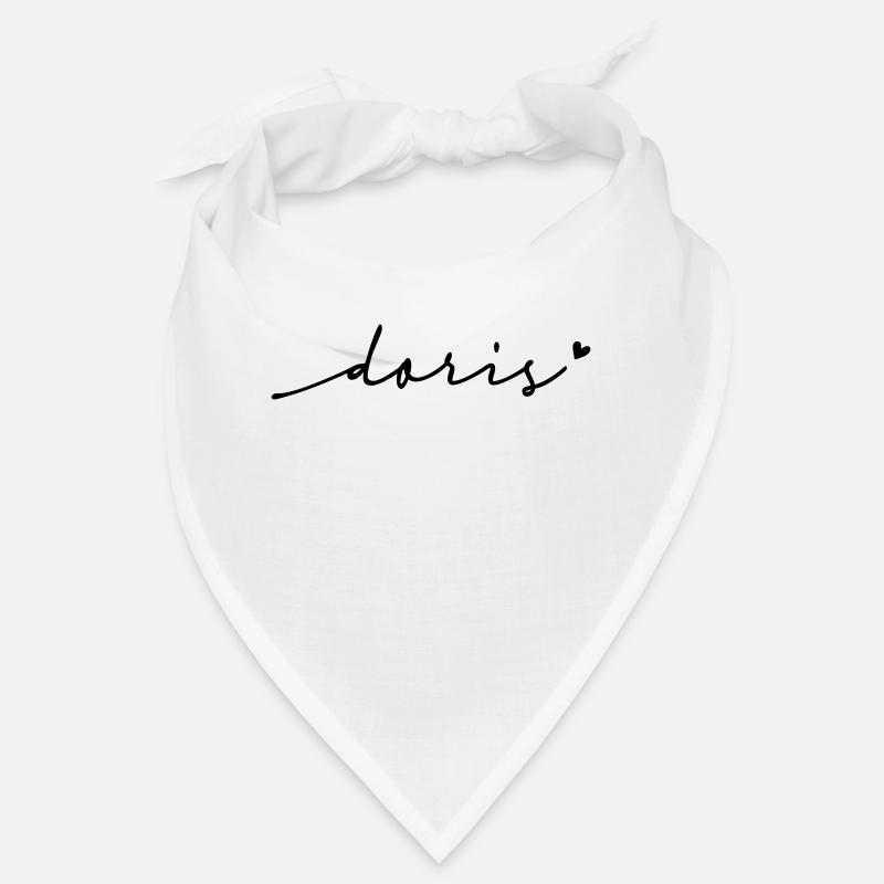 Doris Schreibschrift Name Bandana