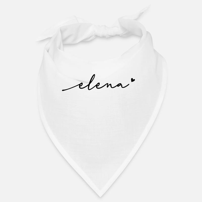Nom cursif d’Elena Bandana