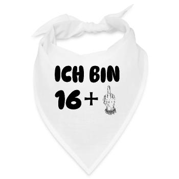 ich bin 17 - Bandana - Weiß - Vorne