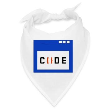 Job Coder Spruch Arbeit Arbeiter Geld Verdienen - Bandana - Weiß - Vorne