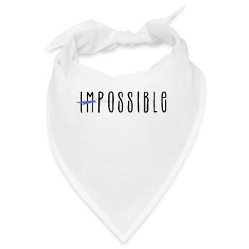Impossible - Bandana - Weiß - Vorne