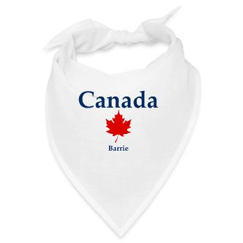 Barrie - Ontario - Canada - Kanada - Bandana - Weiß - Vorne