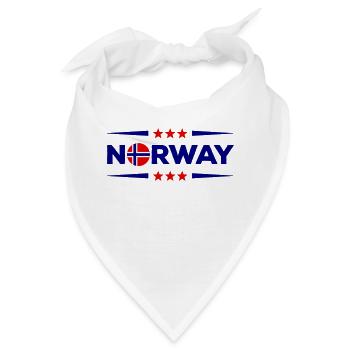 norway - Bandana - Weiß - Vorne