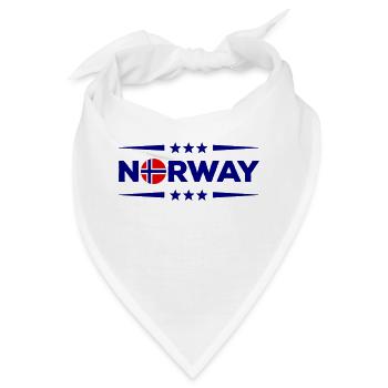 norway - Bandana - Weiß - Vorne