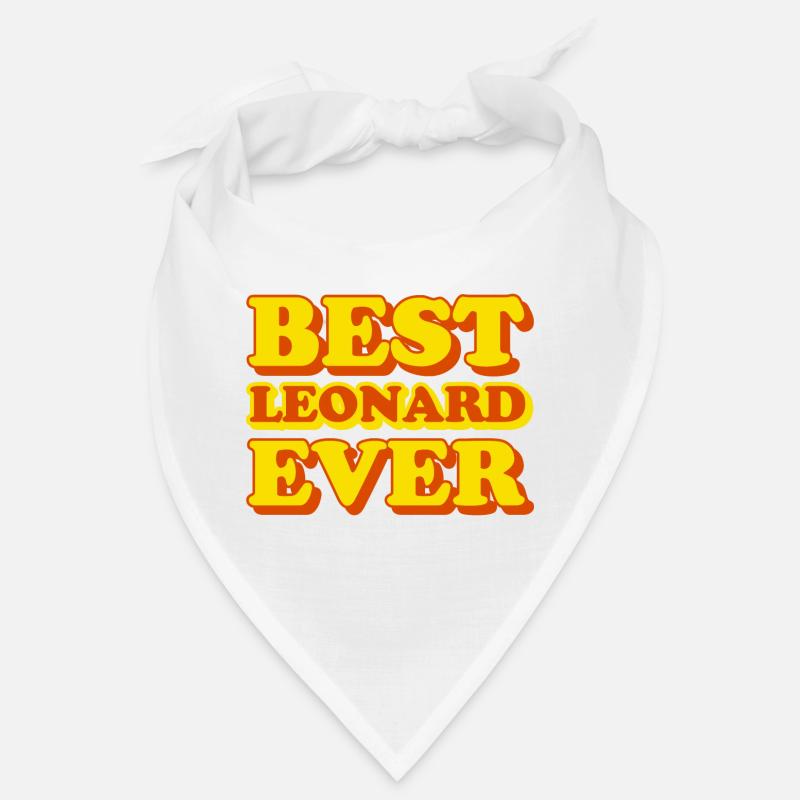 Funny gift with first name Leonard Bandana