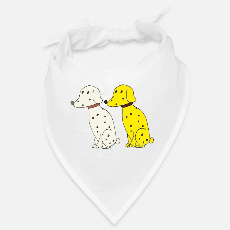 Dalmatian double Bandana