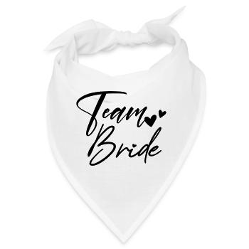 TEAM BRIDE Junggesellenabschied - Bandana - Weiß - Vorne