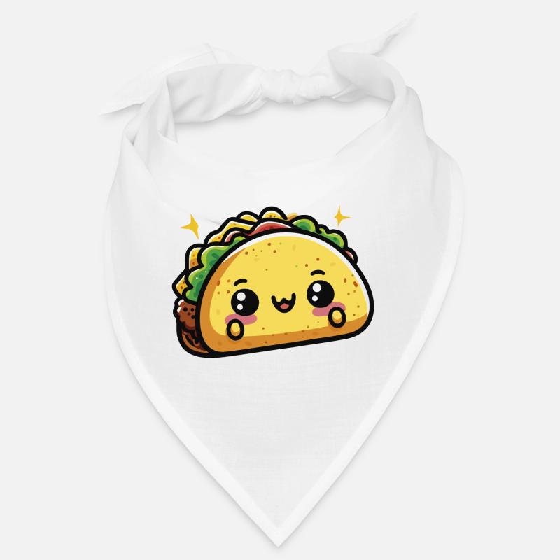 Cute Kawaii Chibi Tacos 1 Bandana