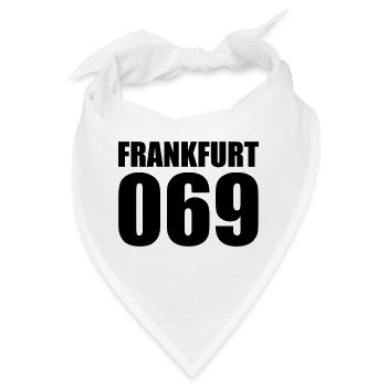 069 Frankfurt – Unsere Stadt City of #Frankfurt - Bandana - Weiß - Vorne