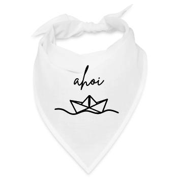 ahoi - Bandana - Weiß - Vorne