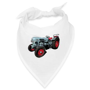 Eicher Tiger EM 235 - Bandana - Weiß - Vorne