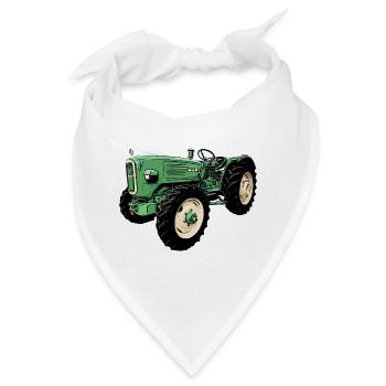 man Ackerdiesel Allrad 4N2 Traktor - Bandana - Weiß - Vorne
