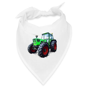 Traktor Deutz 13006 - Bandana - Weiß - Vorne