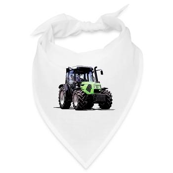 Fahr den Deutz Traktor 60 70 80 | Agro - Bandana - Weiß - Vorne