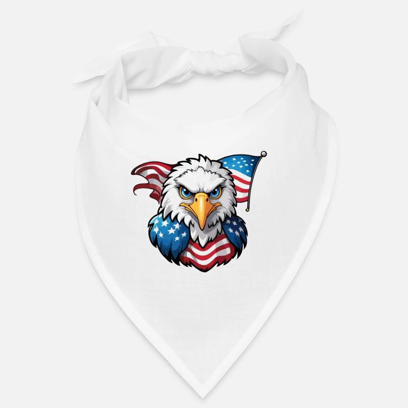 USA flag and USA eagle Bandana