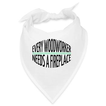 tree feller americas - Bandana - Weiß - Vorne