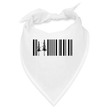 shinrin yoku wald natur waldmensch bushcraft - Bandana - Weiß - Vorne